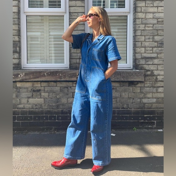 *SOLD* BNWT 🇬🇧 Beyond Nine Charlie Denim Jumpsuit - Picture 3 of 8
